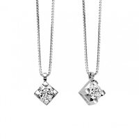 Collana Recarlo Donna Maria Teresa in Oro bianco Diamante 0.25 Ct P30PX350/026-45 - P30PX350/026-45